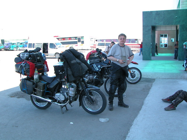 Poor Helge, had to go back to Kaz. No documents.