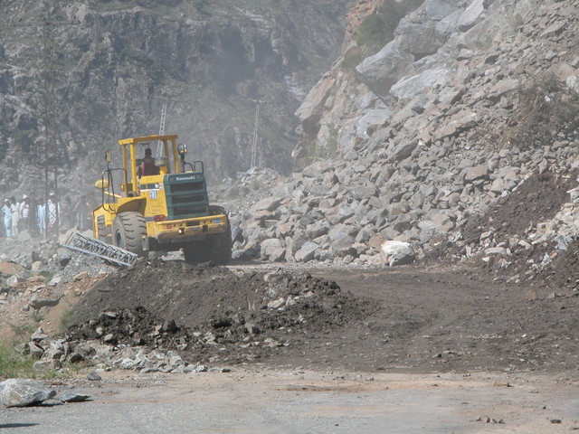 Road clearing...