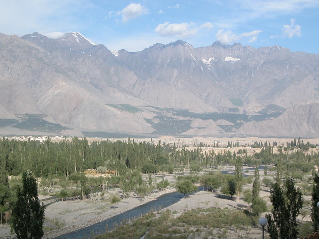 View from Mashabrum Hotel, Skardu